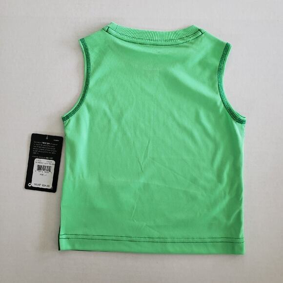 Nike Green Tank 2T Ombre Dots Sleeveless Shirt Dri-Fit - Picture 2 of 6